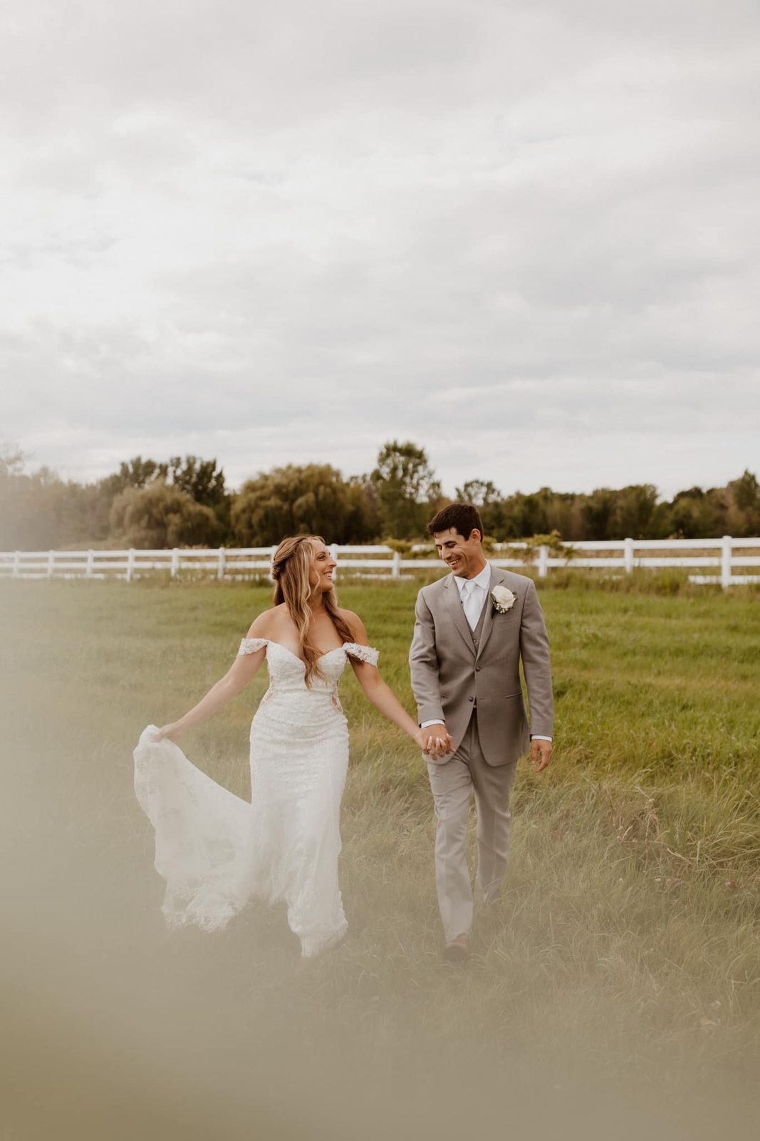 Sara & Calvin wedding portrait